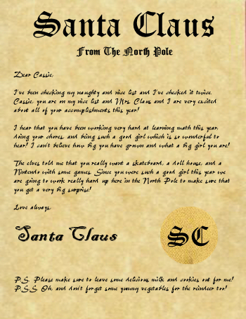 santa claus information