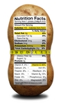 Potato Nutrition Label