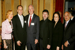 Medalists: Mira Zivkovich, George Altirs, Obren Brian Gerich, with Father Djokan Majstorovic, his wife Miriana Majstorovic, and James T. Vallas at the Metropolitan Club in New York City, NY 