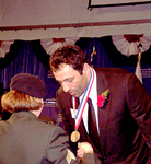 NBA Superstar Vlade Divac receives the Ellis Island Medal of Honor in Recognition for the Work His Charity Group Seven Has Done 