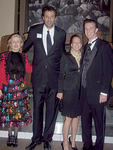 NBA Superstar Philanthropist Vlade Divac with MZI Global CEO Mira Zivkovich and her assistant Ana Lazic