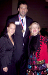 NBA Superstar Philanthropist Vlade Divac with MZI Global CEO Mira Zivkovich and her assistant Ana Lazic 