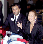 Vlade Divac with Ana Lazic at Metropolitan Club