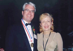 Medalist Thomas Stankovich with Mira Zivkovich at the Ellis Island Medal of Honor Gala 