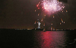 Grucci fireworks over the Statue of Liberty 