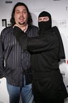 Kent Nichols and Ninja, creators of of "Ask A Ninja". Ninja accepted the Best Actor Award at The Inaugural Webby Film and Video Awards in New York City on June 4th.