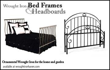 Iron Bars In The Form Of Wrought Beds, Bed Frame Rods