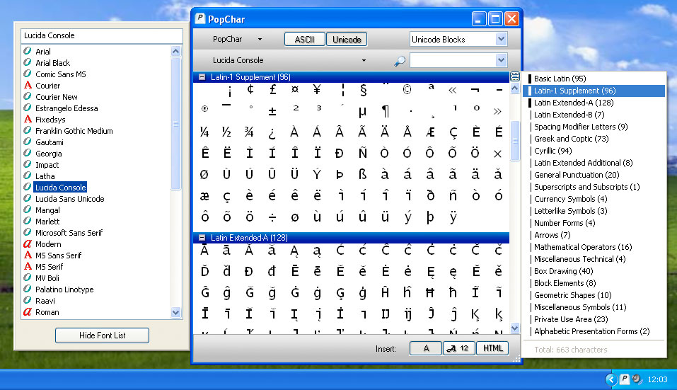Popchar Win 3 1 1 Lets You Easily Type Umlauts And Foreign Characters