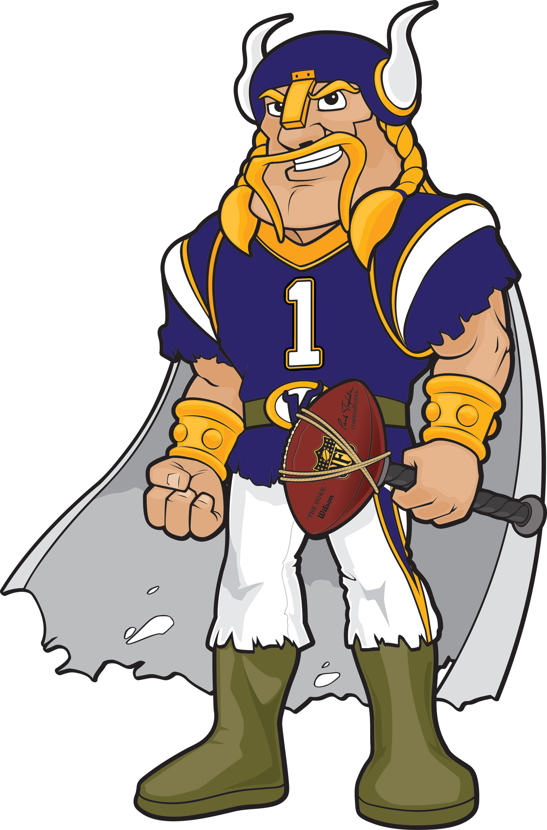 Viktor the Viking Invades NFL: Minnesota Vikings Draft Kids' Marketing