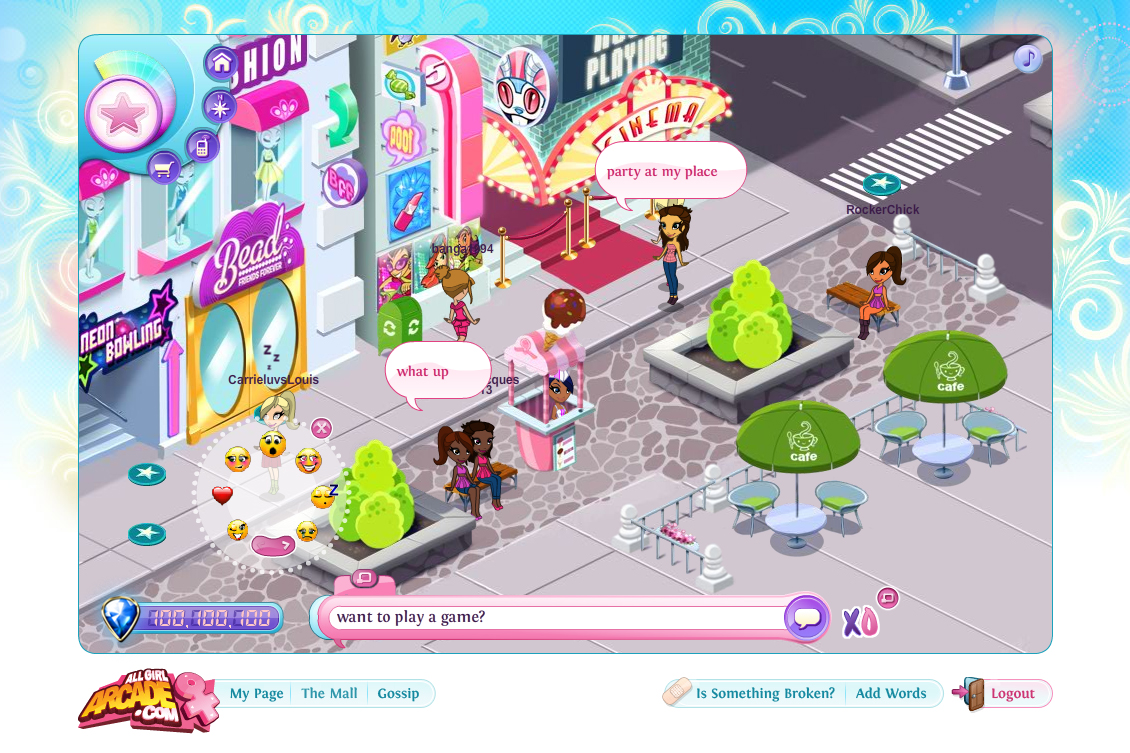 barbie virtual world game