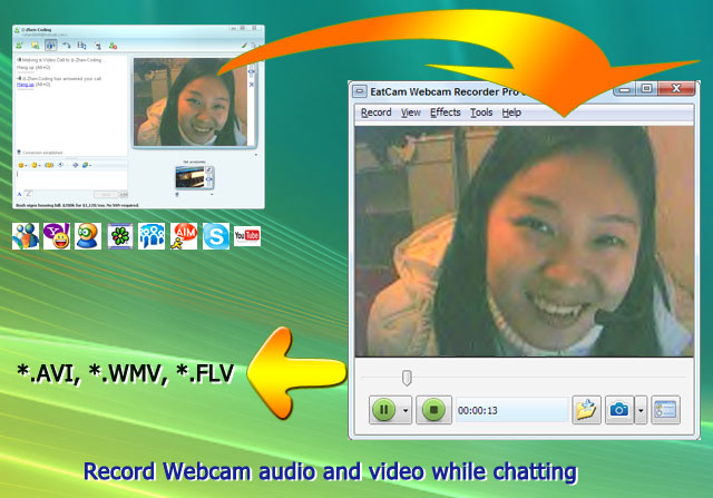 Live cam records. Msn webcam Recorder 13.0.