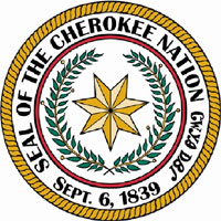 cherokee nation seal color