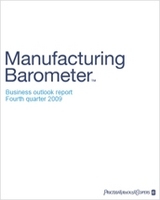Q4 2009 PwC Manufacturing Barometer Report Cover