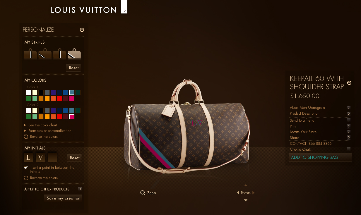 Louis Vuitton Services - Personalization