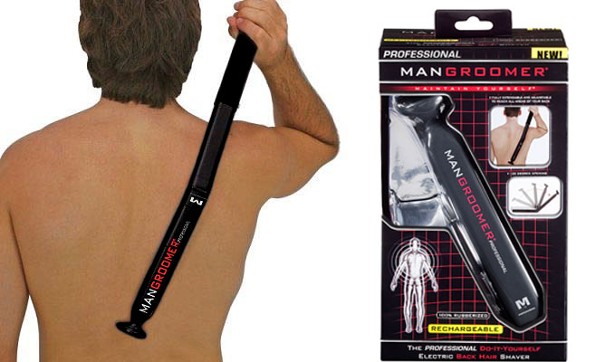 Back Hair Beware: MANGROOMER Shaves the Day for Men With Unwanted Body Hair  with Professional Do-It-Yourself Electric Back Hair Shaver launch