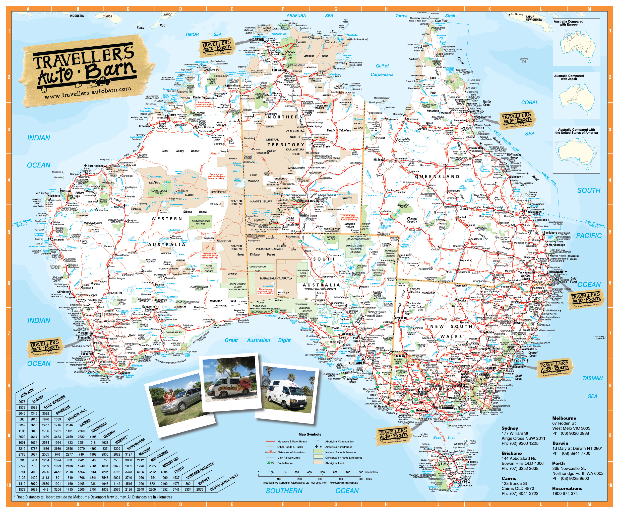 Road Map Of Australia And Australian Road Maps - vrogue.co