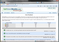 Sell Used Books Maintains 100% Positive Customer Feedback