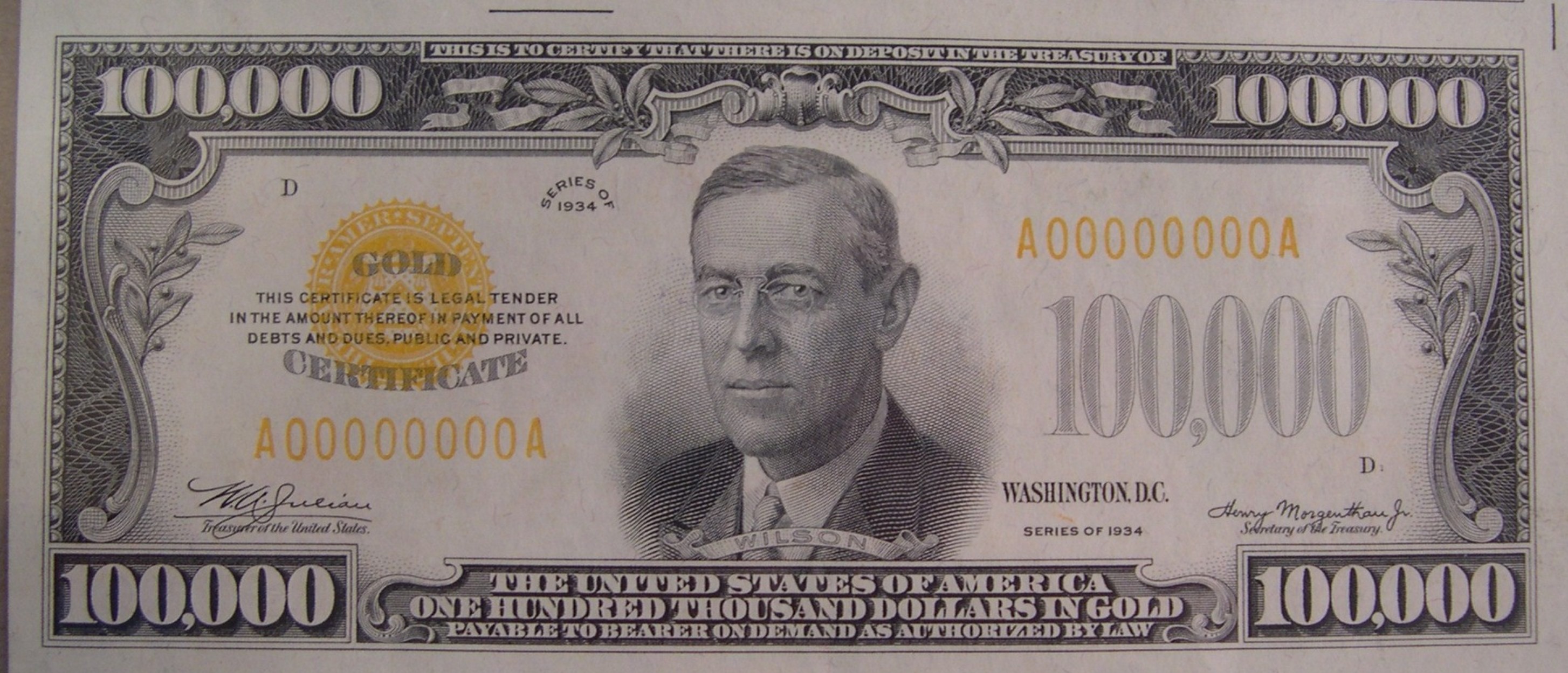 ipicture of a one billion dollar bill