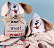 puppy baby towel gift set by silly phillie