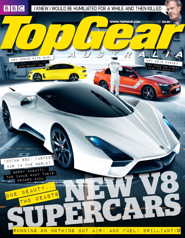 Advent Saks jævnt Style Meets Speed in November Issue of Top Gear Australia