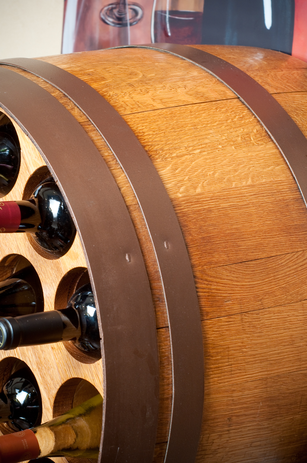 Adopt This Barrel: The Barrel Rack Offers new Life to old Wine Barrels