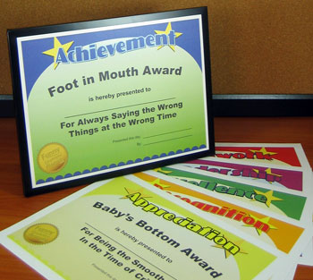 Funny Office Awards - 101 Funny Award Ideas for Employees, Volunteers or  Staff