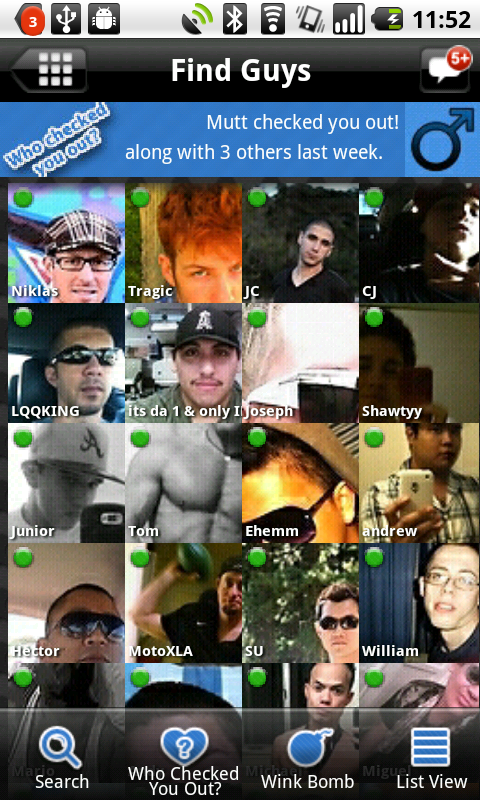 BoyAhoy is the first gay dating app for Android.