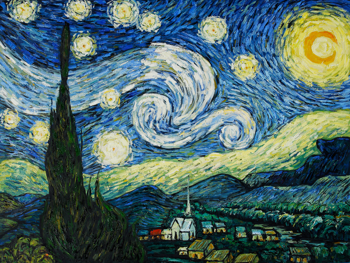 Vincent van Goghâ€™s "Starry Night" Most Popular Oil Painting in 2011