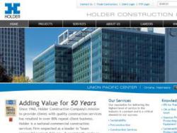 Holder Construction Website on the SharePoint platform
