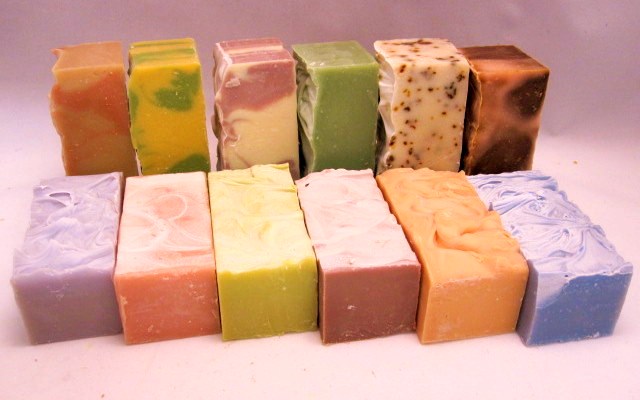 An array of all-natural, creamy goat milk soaps are available online at GoatMilkStuff.com