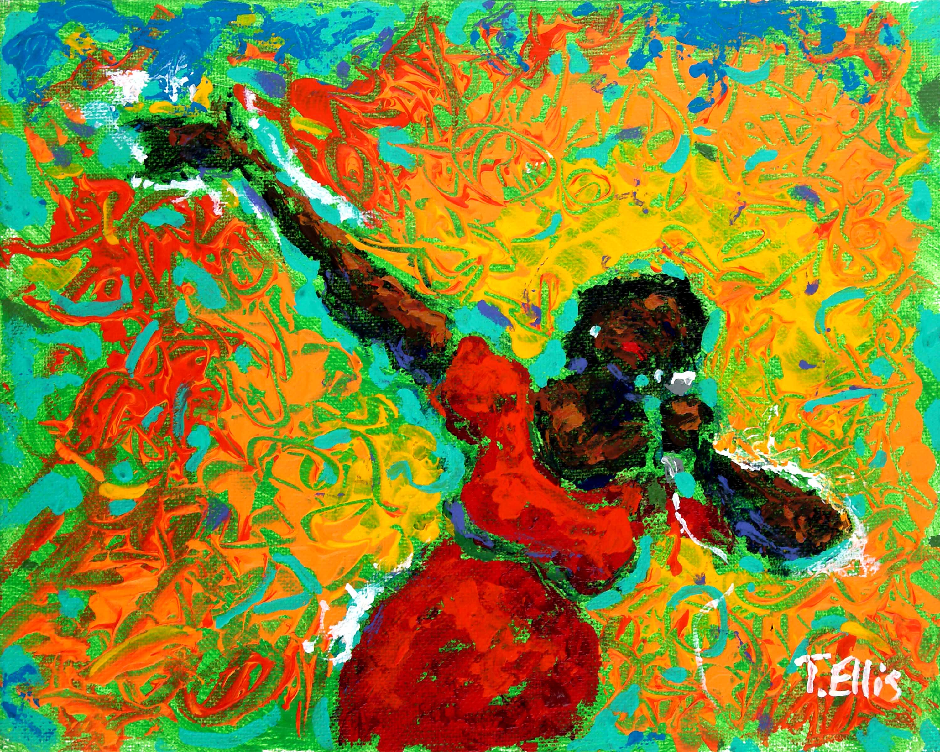 ellis ted artist feeling artists singer history blues heritage famous african american painting troy museum partners paint university parks houston