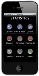 Learn stats on your iPhone or iPad.  Proven to help student study statistics.