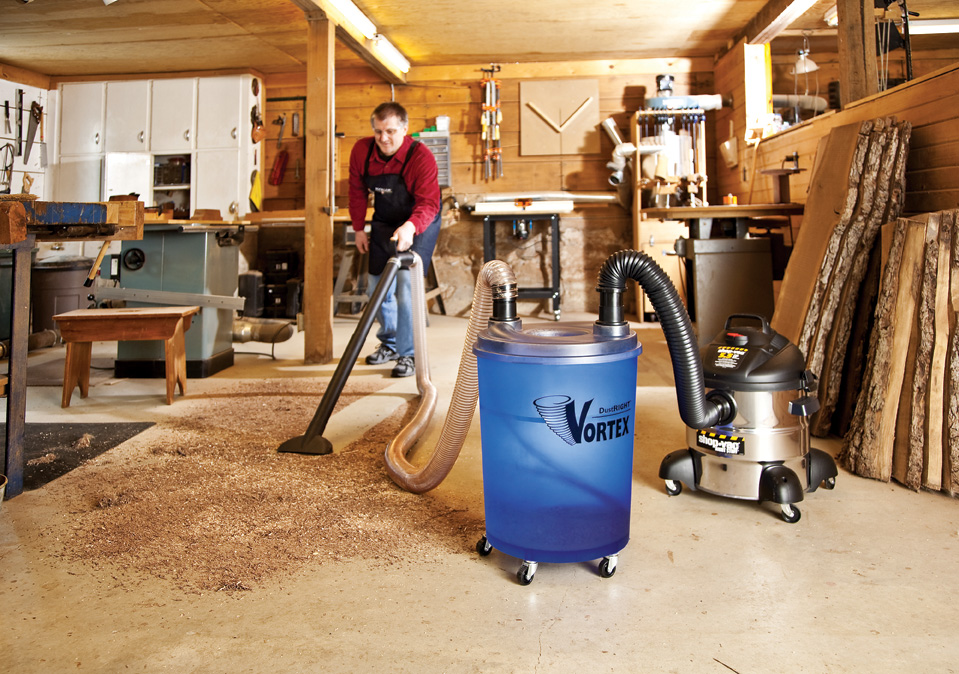 Rockler Introduces Dust Right Vortex(TM) - Converts a 