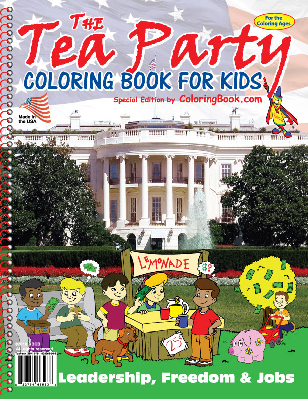 Teach kids all about the origins of the Tea Party and what it all involves. A very pleasant song, coloring and activity book.