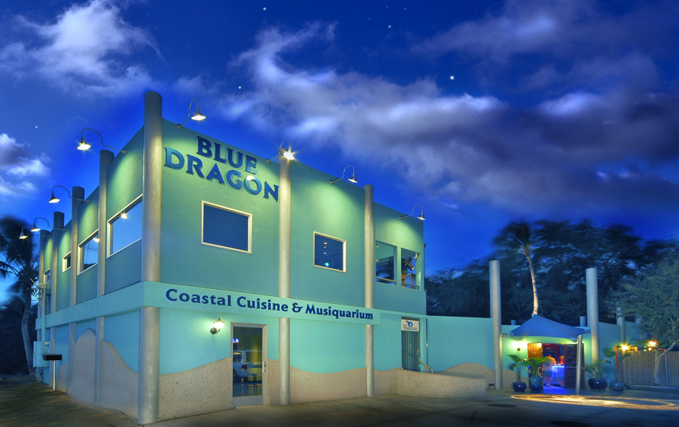 The Blue Dragon has the most delicious menu anywhere on the Big Island with great daily specials and incredible live music with dancing under the stars, said Tommy Ching, local radio celebrity.
