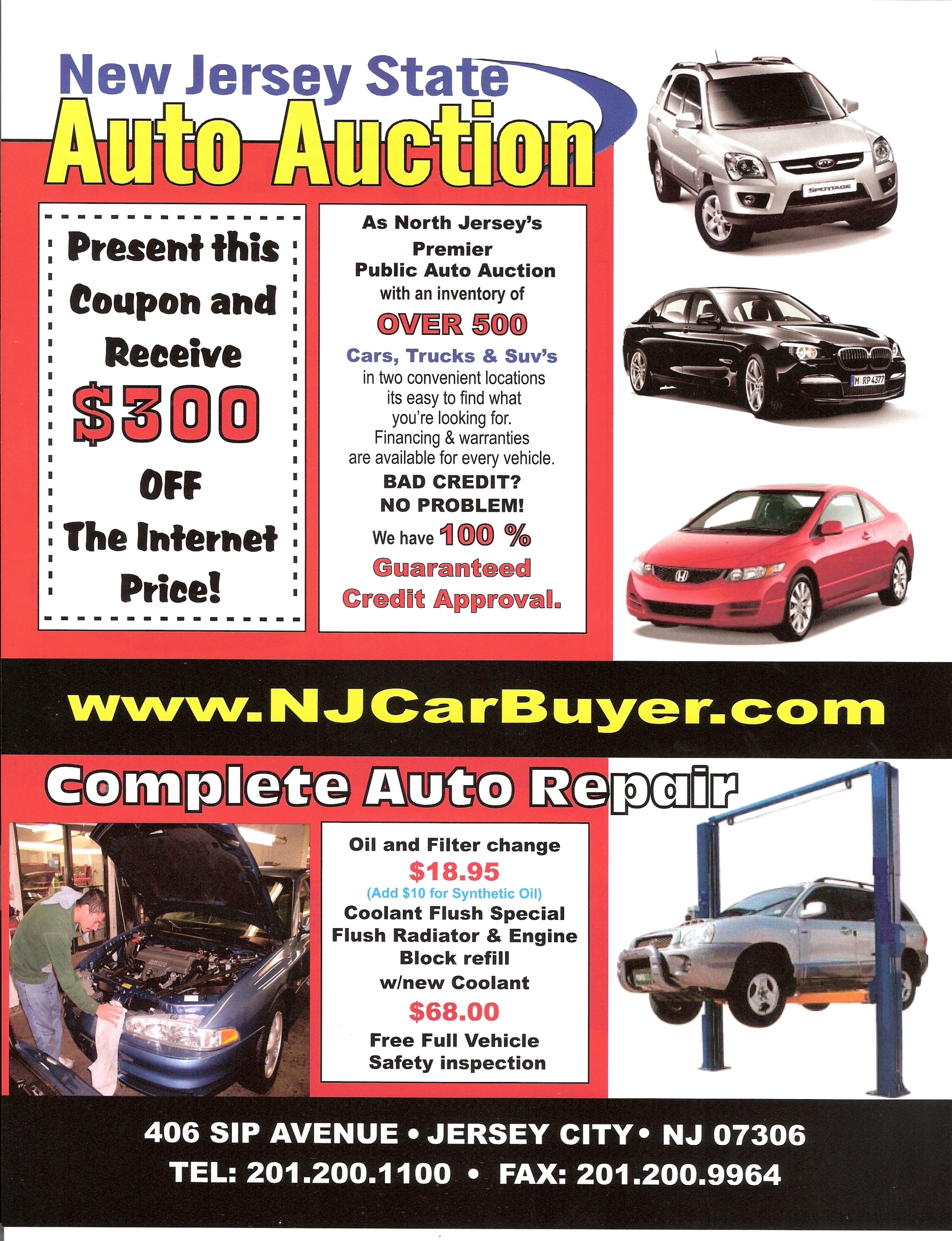 jersey car auction