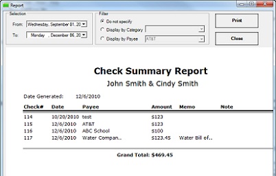 Check Writing Software from Halfpricesoft.com Helps Families Keep Tracking of Personal Finances