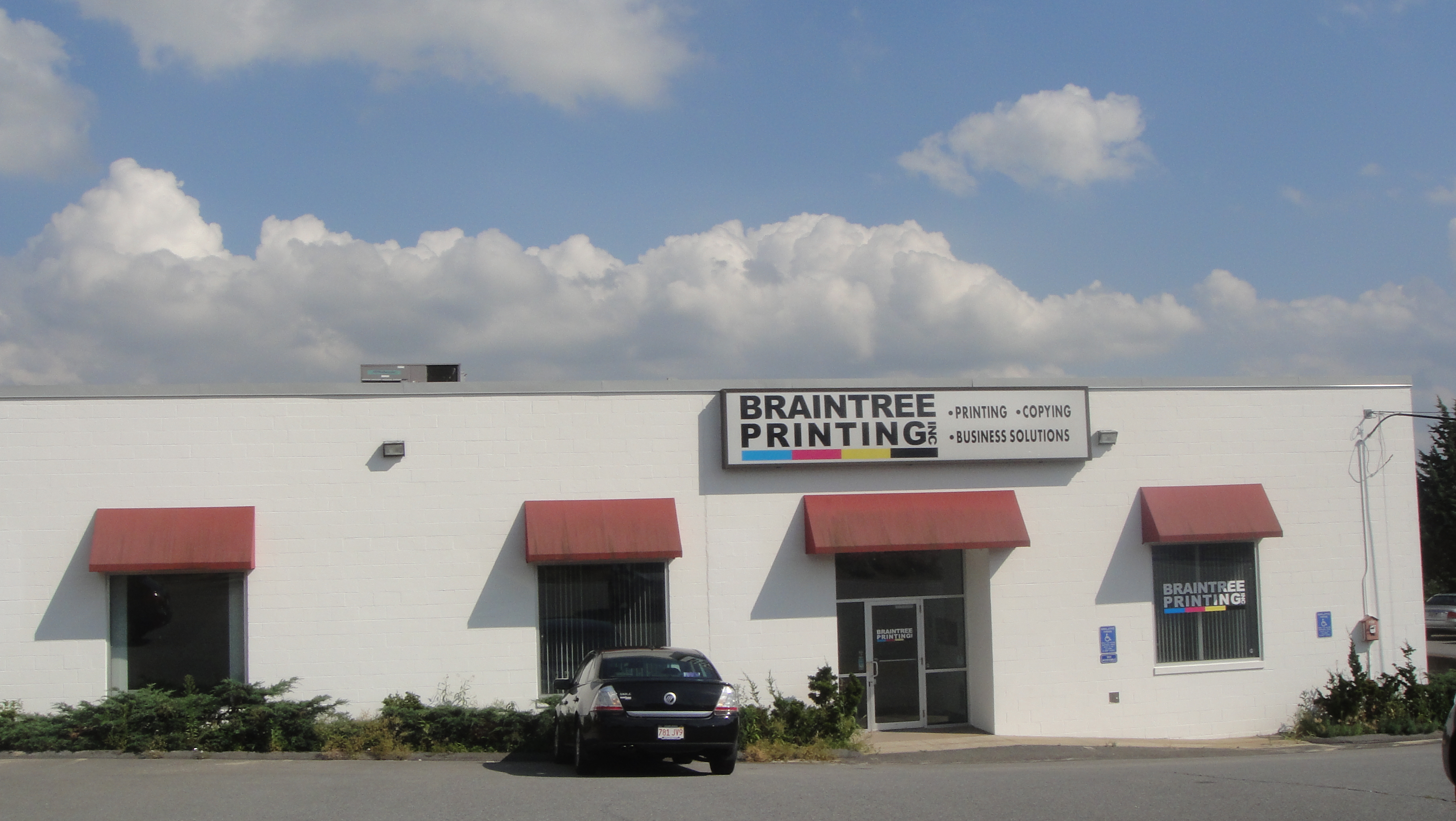 Braintree Printing's plant on Wood Road in Braintree, Massachusetts.