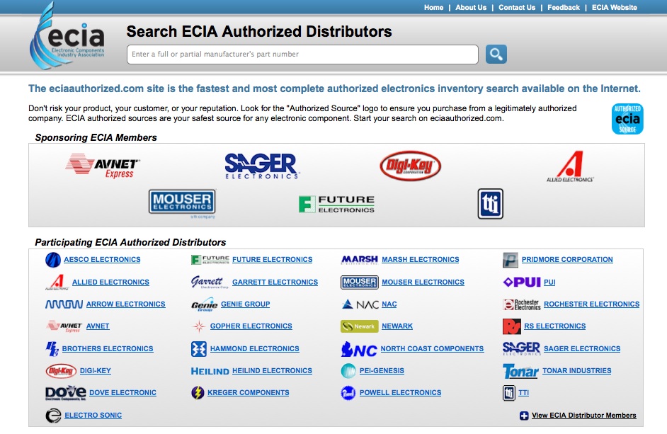 Electronic Component Buyers And Distributors Flock To Ecias Authorized