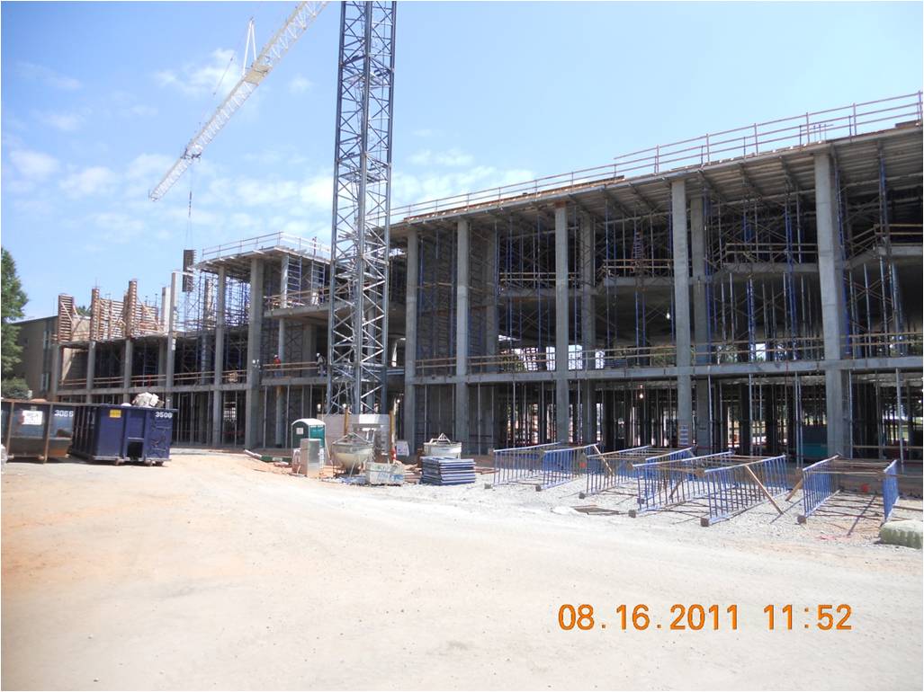 Clemson University New Bio-Life Science Building Reaches 