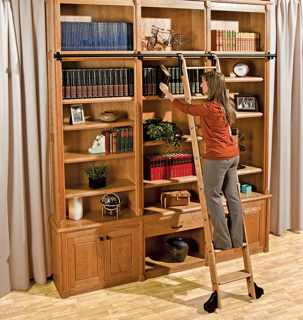 Rockler Combines Style and Strength in New Library Ladder 