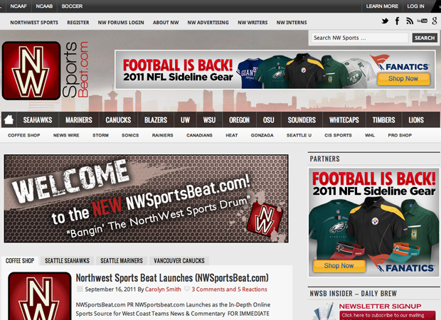 NWSportsbeat.com Launches as the In-Depth Online Sports Source for West ...