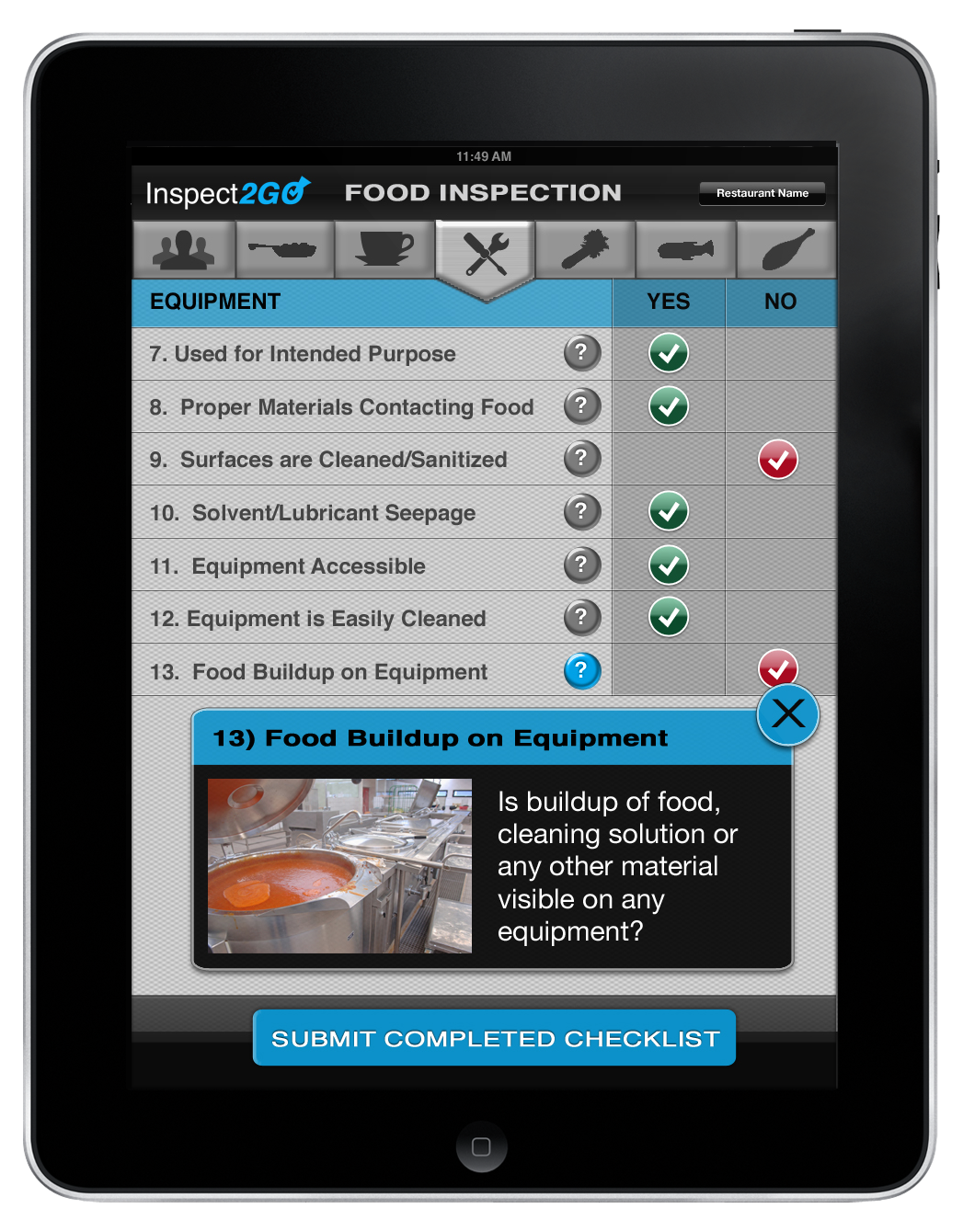 Inspect2GO Develops Food Safety Inspection Mobile Apps and 