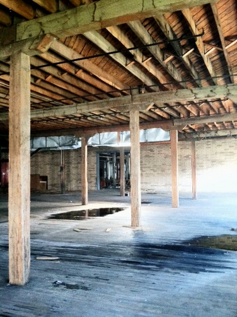 The Drew Furniture factory in North Wilkesboro, NC is one of several places where Pioneer Millworks has salvaged antique wood.