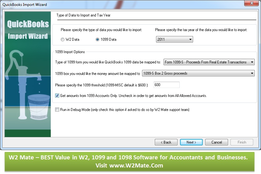 Intuit QuickBooks 1099-S (Proceeds From Real Estate Transactions) Software