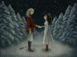 Clara and The Nutcracker Prince after his transformation