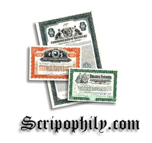 Scripophily.com - The Gift of History