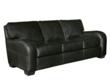 Broyhill Monty L341 Black Leather Sofa Group