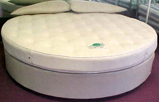Orange Mattress Custom Bedding Brings, California King Round Bed