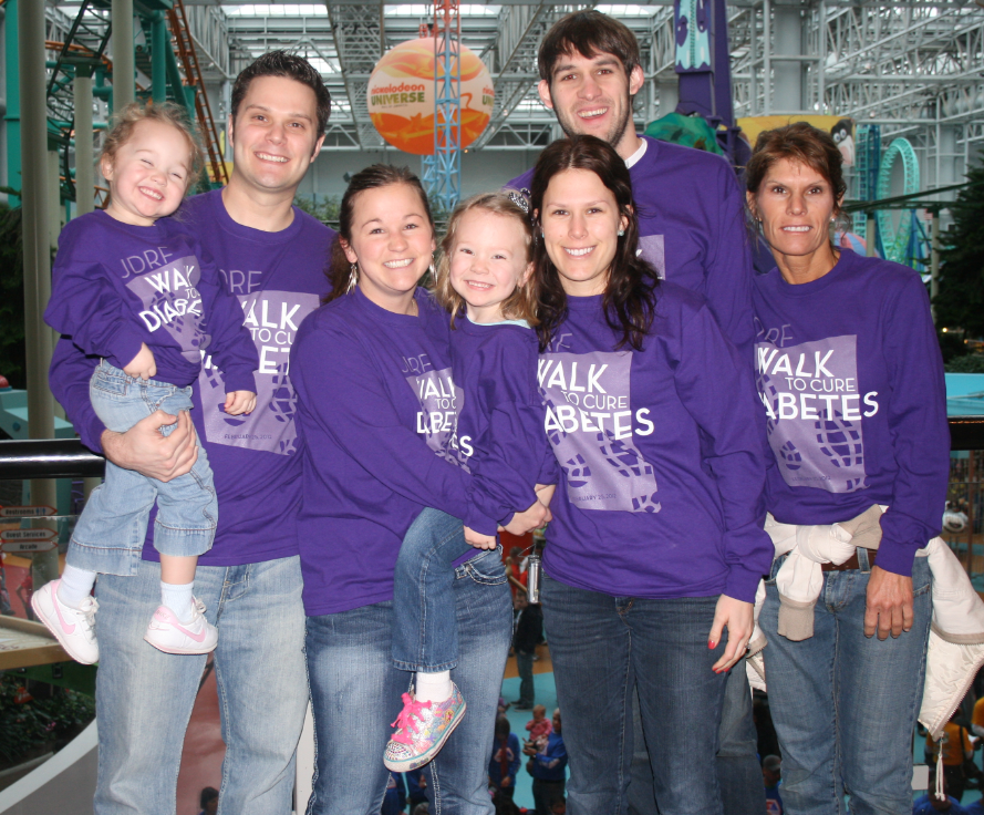 C.H. Robinson employees, families, and friends participated in the JDRF Walk to Cure Diabetes at the Mall of America in Bloomington, MN.